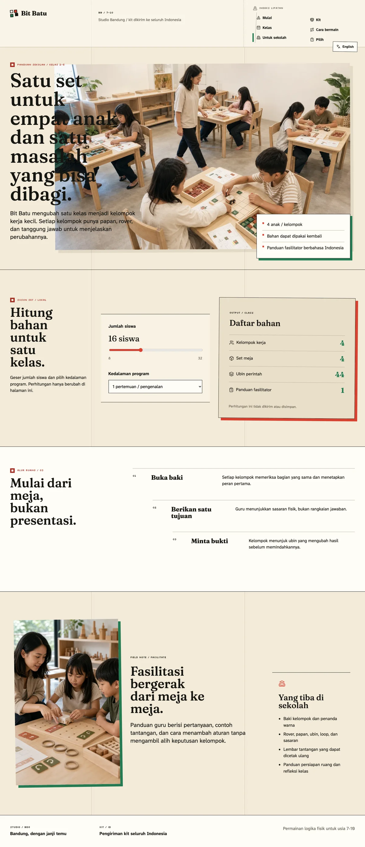 Bit Batu: halaman Untuk sekolah