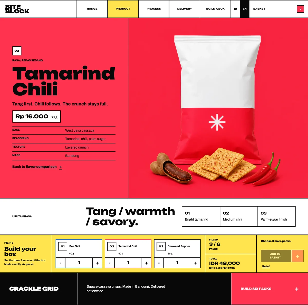 Crackle Grid: Product page