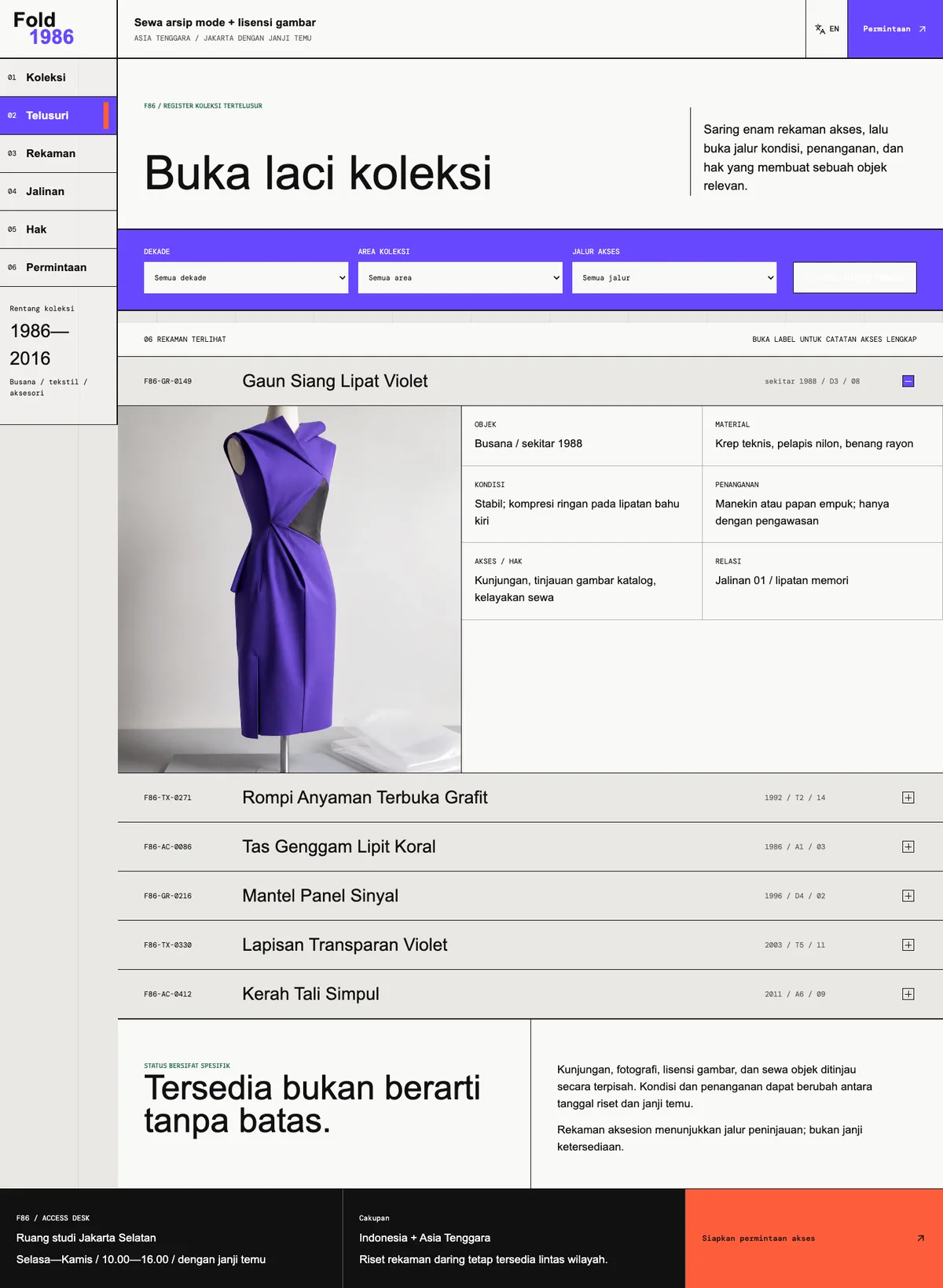 Fold 1986: halaman Telusuri