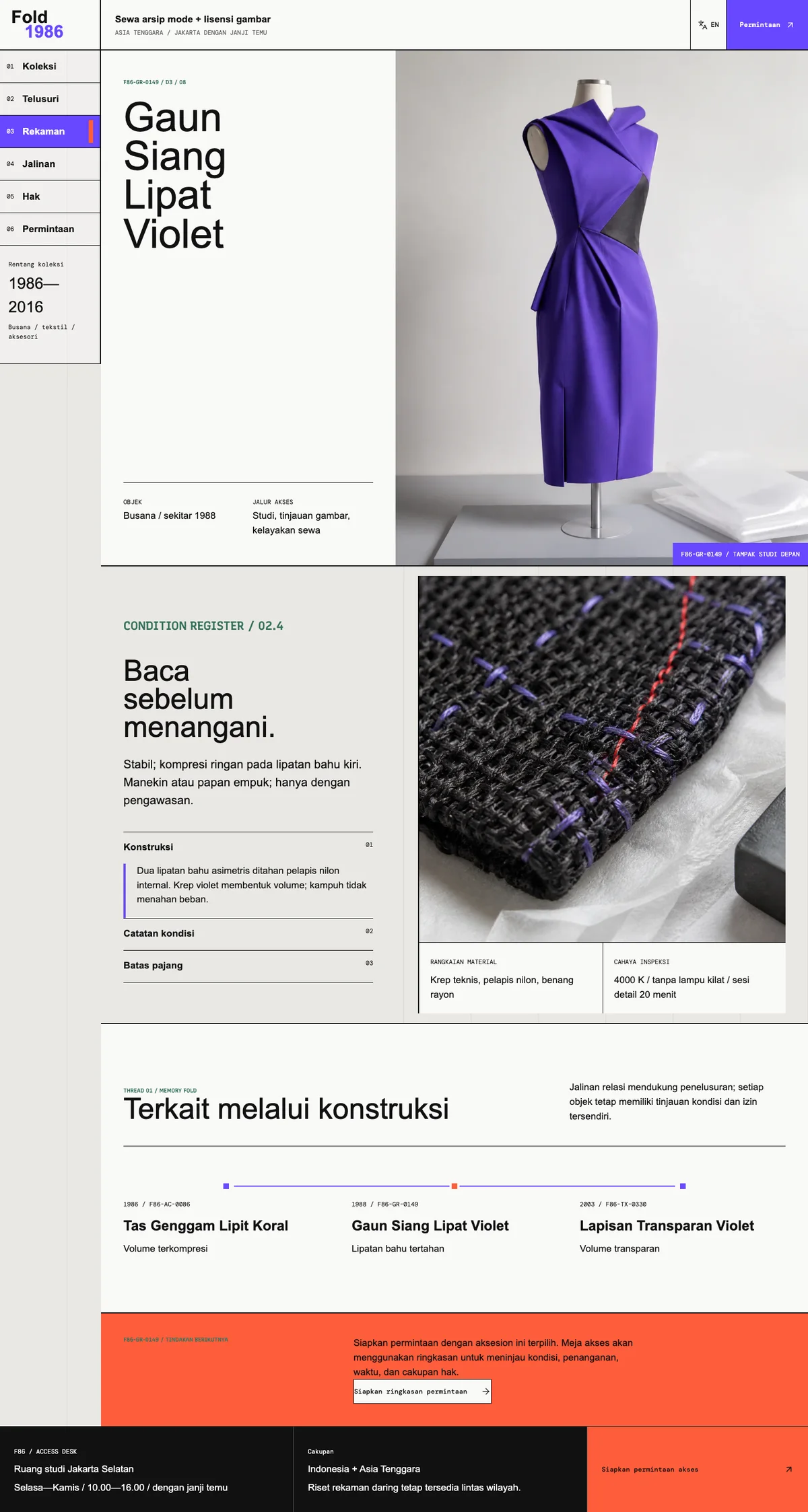 Fold 1986: halaman Rekaman