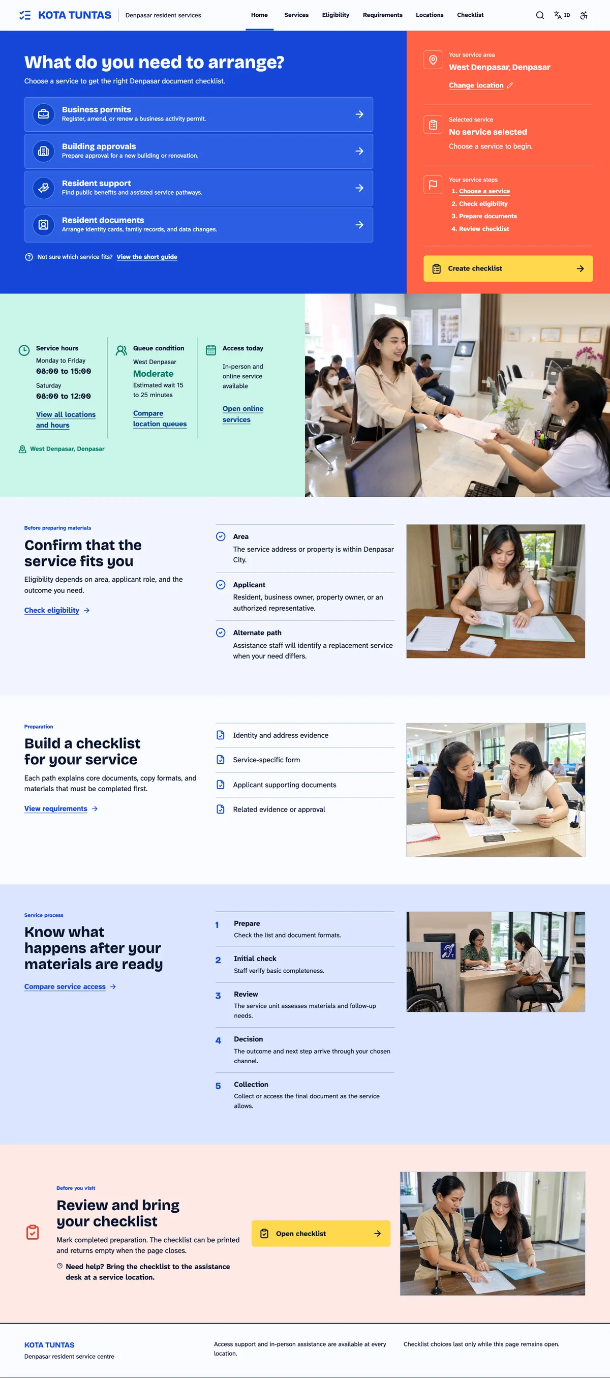 Kota Tuntas: Home page