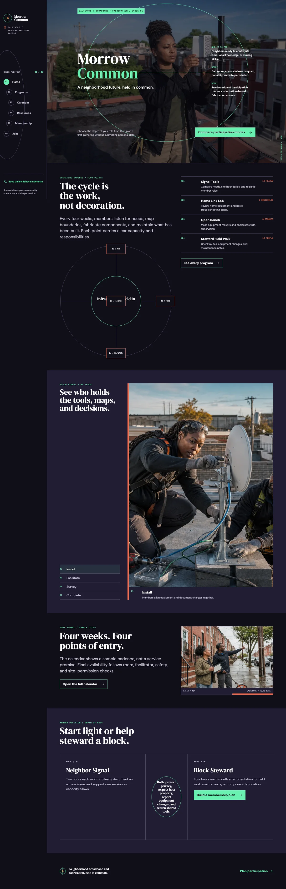 Morrow Common: Home page
