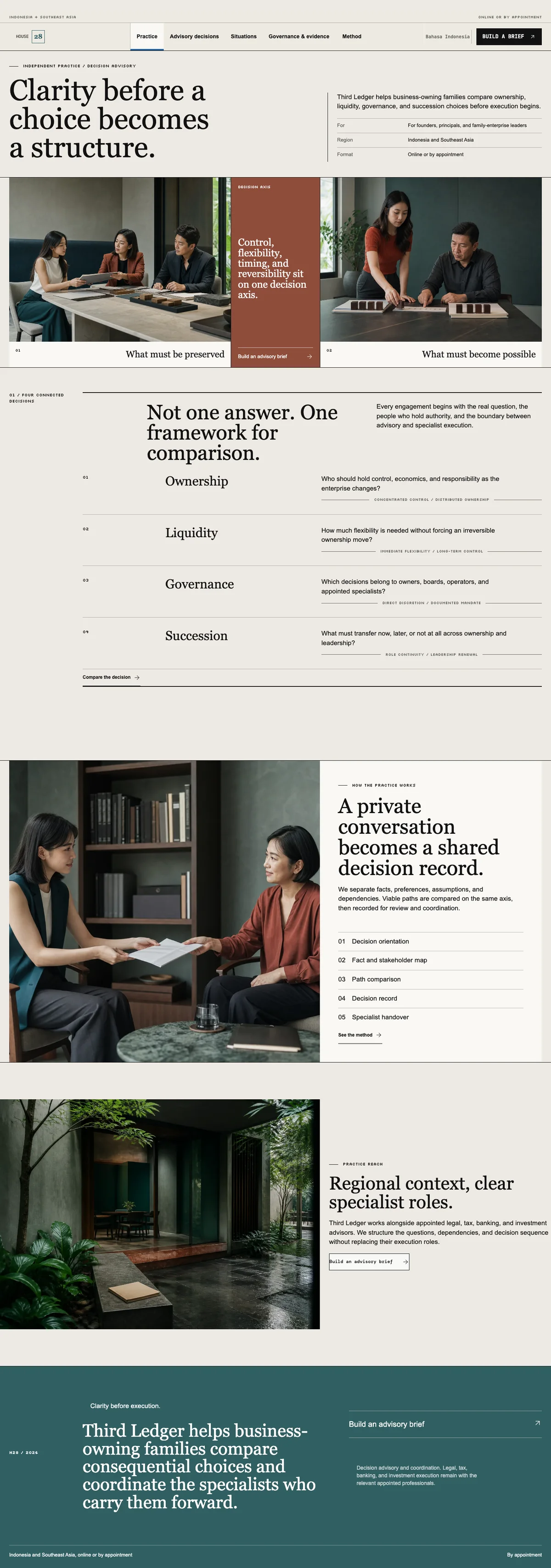 Third Ledger: Practice page