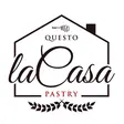 Logo resmi Questo La Casa Pastry berbentuk rumah